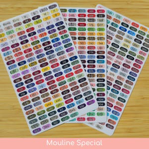 All Series DMC Colour Vinyl Stickers Labels