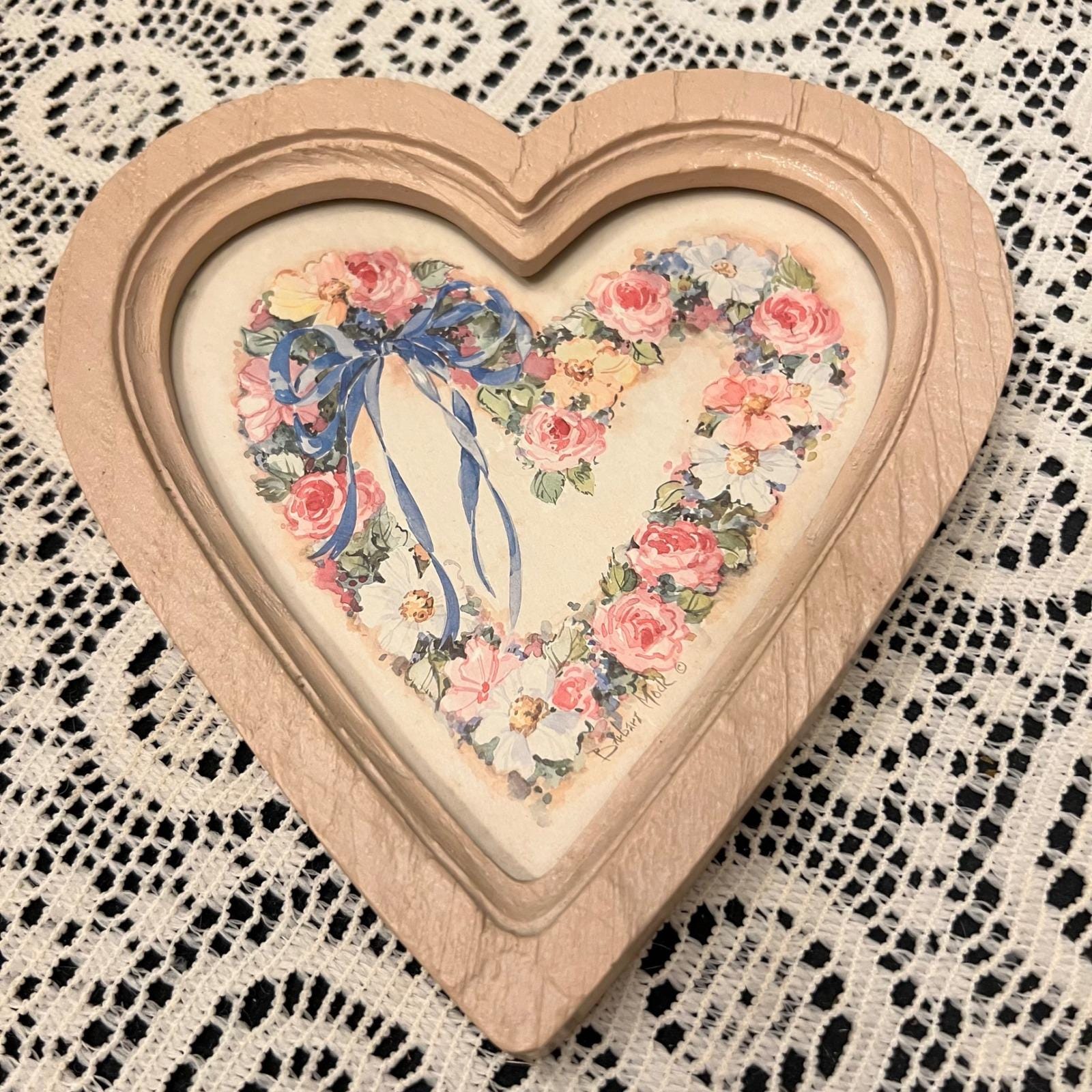Vintage Floral Homco Art Framed - Etsy