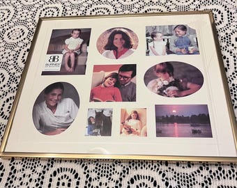 Vintage Burns of Boston Multi Photo Collage Frame | 9 Pics Gallery