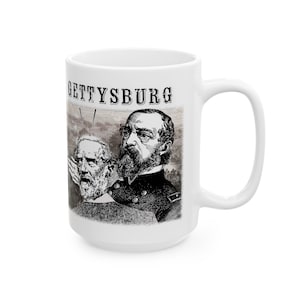 Taza de cerámica, 15 oz - Guerra Civil - Humor - Gettysburg