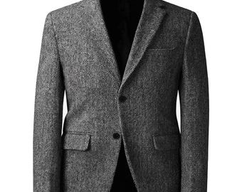 Harris Tweed Barley Gray Jacket