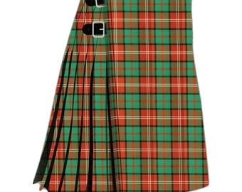 Handgemachter Nisbet Antiker Tartan Kilt - 8 Yard Tartan Kilts | Kilts Company