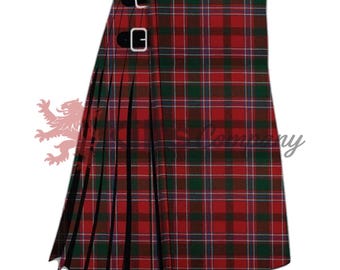 Kilt de tartán moderno Dalziel hecho a mano - Kilts de tartán de 8 yardas / KiltsCompany
