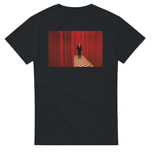 David Lynch Twin Peaks Curtains T-Shirt