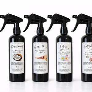 Summer All Purpose Cleaner Spray | Non-Toxic Multi Surface Cleaner | Kitchen, Bathroom, Counter Spray | Citrus, Coconut & Coastal Scents
