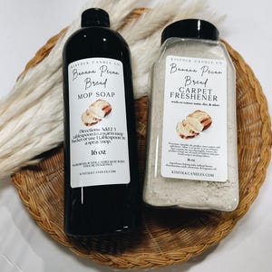 Luxury Carpet Freshener & Mop Soap Bundle | Signature Scents Collection – Long Lasting, Fresh Home Fragrance Non-Toxic Pet Safe Cleaning Set
