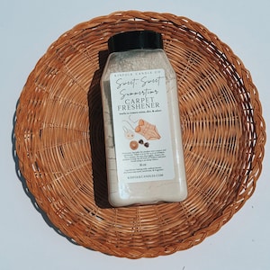 Luxury Carpet Freshener Summer Scents | Odor Eliminator Powder | Diatomaceous Earth | Fresh Clean Home | Scented Carpet Deodorizer 16oz