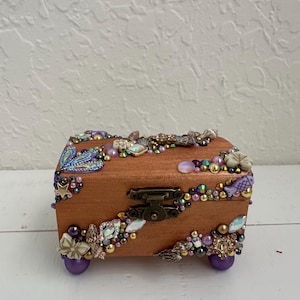 Embellished Bronze Treasure Chest