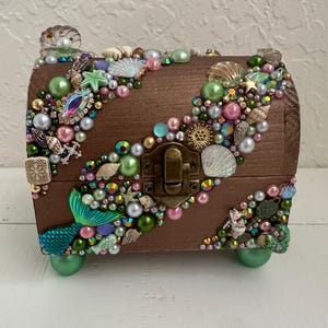 Embellished Bronze Treasure Chest