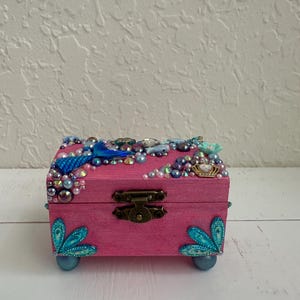 Embellished Pink Treasure Chest