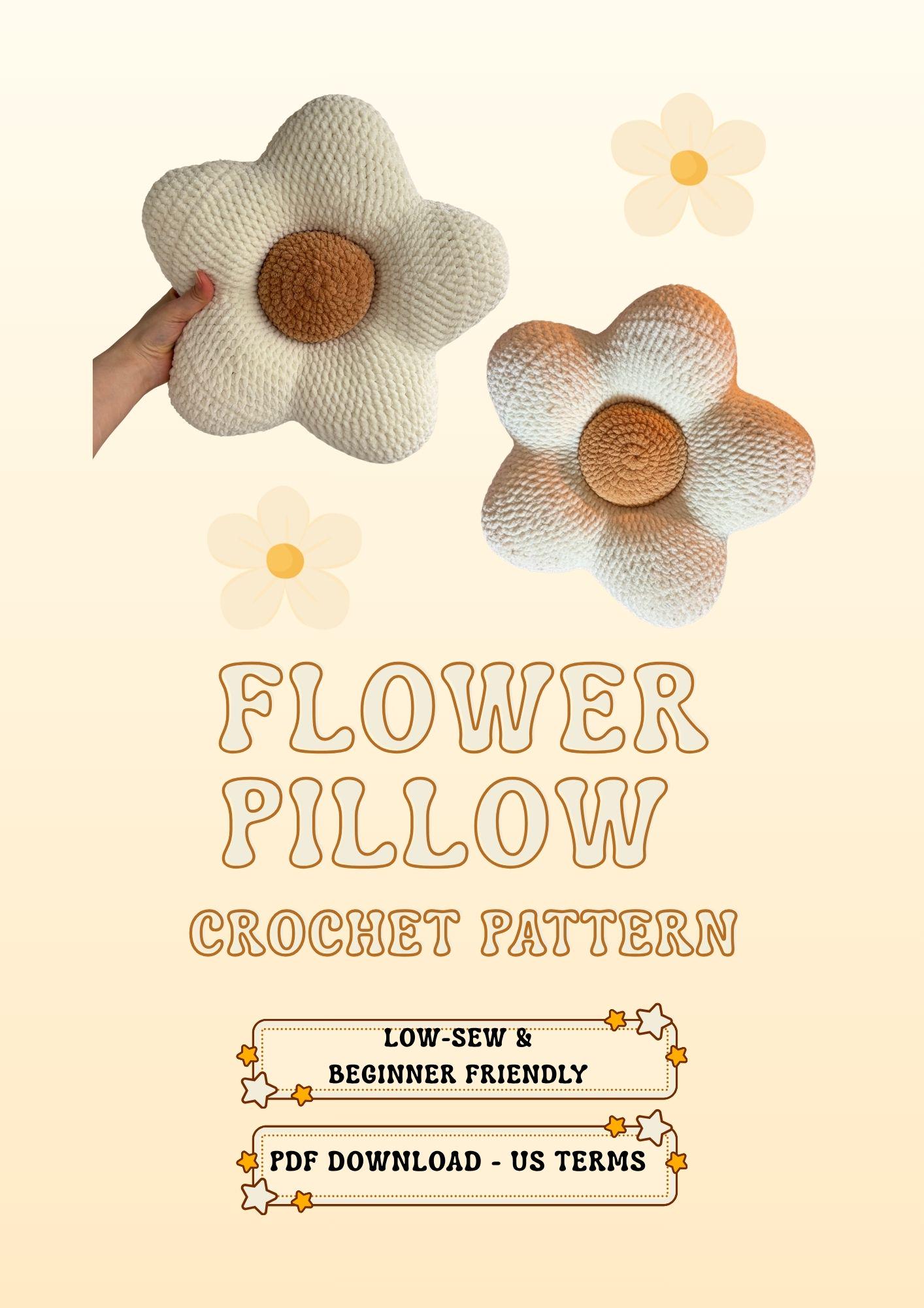 30 Flower Pillow Crochet Patterns for Cozy, Giftable Home Décor 30 Flower Pillow Crochet Pattern PDF