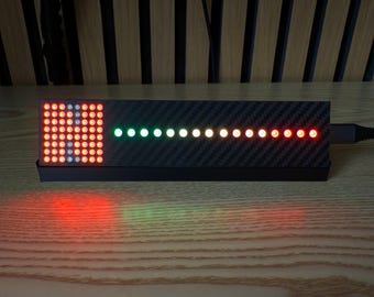 Rev Gauge + Shift Light Immersive Sim Racing LED Forza F1 USBC Simhub Gear Light