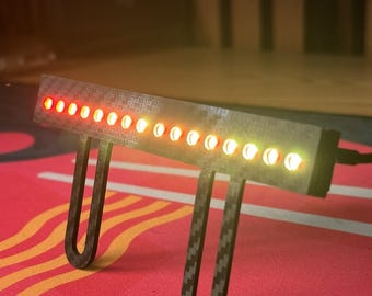 Rev Gauge RGB led Display Light Bar Fanatec CSL DD mount/Desktop stand
