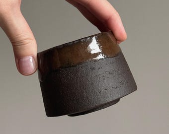 Handmade Ceramic Coffee Cup | Minimalist Stoneware Mug | Wheel Thrown Pottery