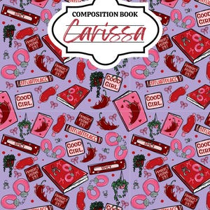 Book Lovers!!! Personalized Composition Notebook | Custom Name Journal