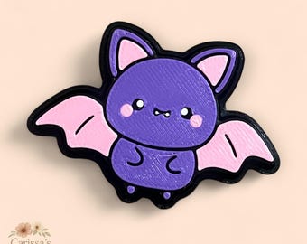 3D Printed Bat Clicker Fidget Toy – Sensory Halloween Gift