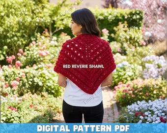 Eyelet Sweater Scarf Knitting Pattern with Sleeves (PDF Pattern)