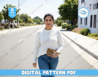 Crochet Clutch Bag Pattern, Raffia Boho Purse (PDF Pattern)