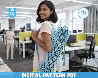 Crochet Yoga Mat Bag Pattern with Water Bottle Holder (PDF Pattern)
