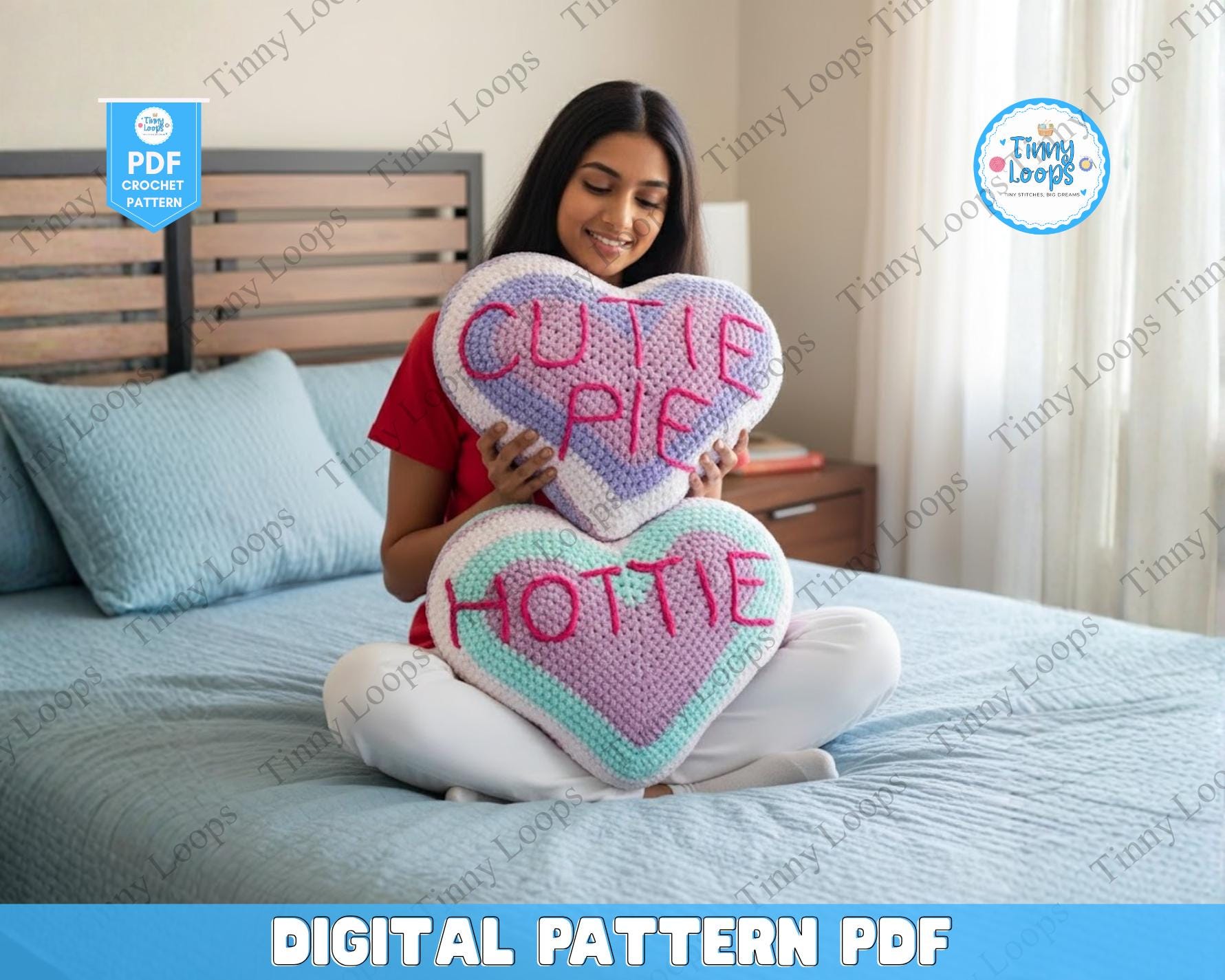 40 Valentine Crochet Patterns to Make for Gifts, Decor, and Cozy Seasonal Touches 17 Heart Pillow Crochet Pattern: Plush Velvet Cushion