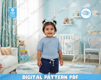 Labubu Doll Sweater Knitting Pattern, Toy Clothes (PDF Pattern)