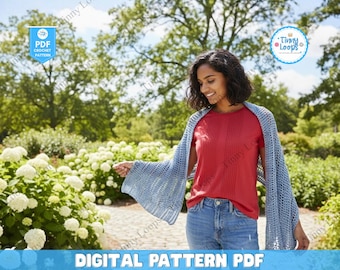 Crochet shawl pattern lacy summer wrap beginner friendly crochet scallop stitch chart lightweight spring shawl crochet design