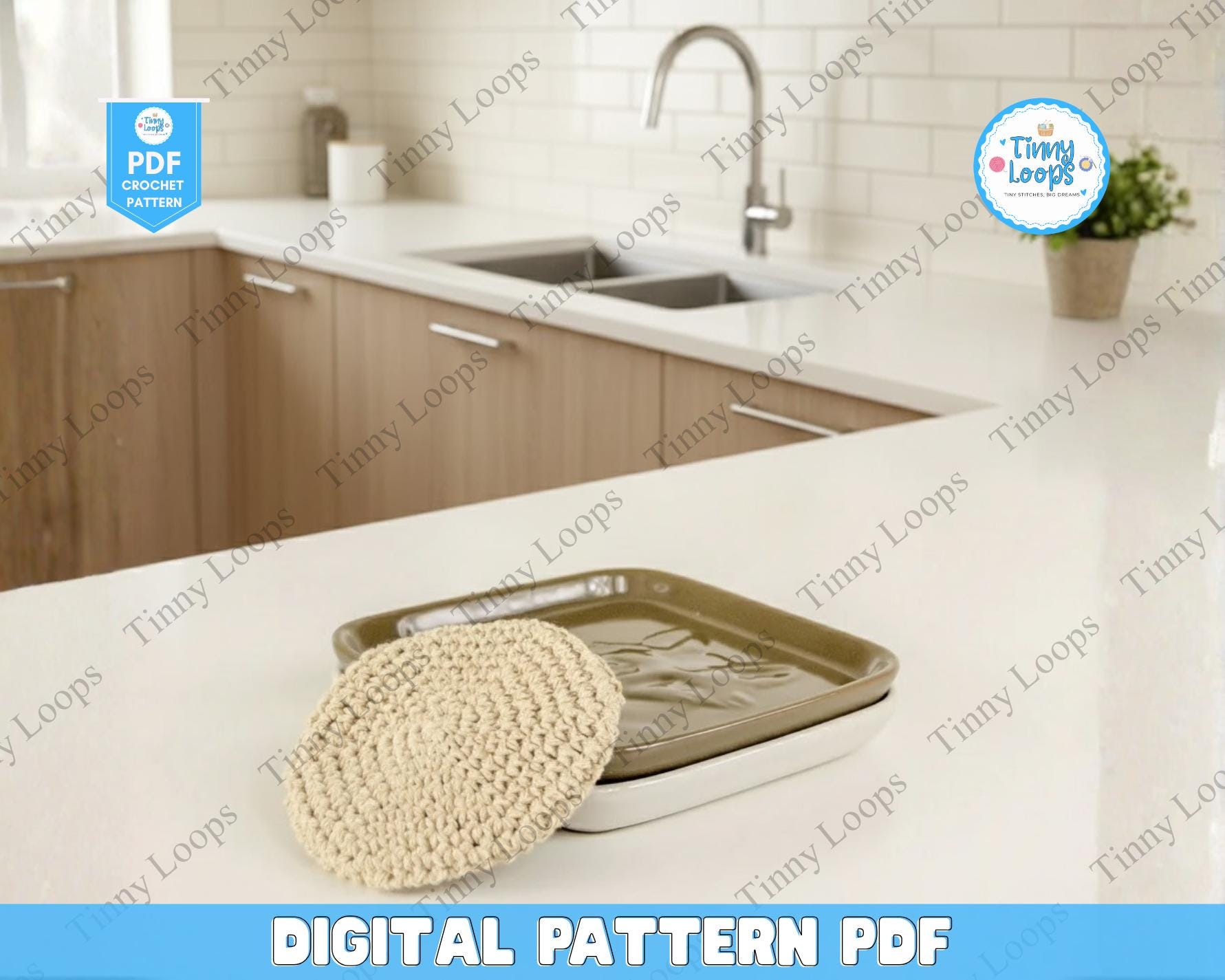 30 Dish Scrubber Crochet Patterns for a Practical, Eco-Friendly Kitchen 30 Sunburst Dish Scrubby Crochet Pattern
