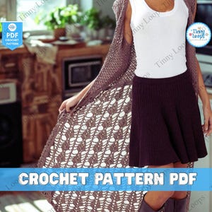 Crochet Swimsuit Cover Pattern for Women, Beach Dress Crochet Cover Up, Bathing Suit Crochet Cover, Long Crochet Resort Wear Pattern