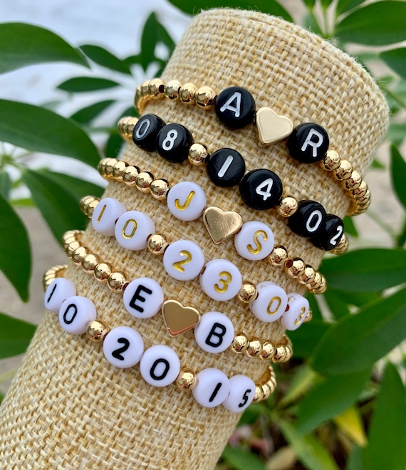 Personalized 2024 beaded bracelets