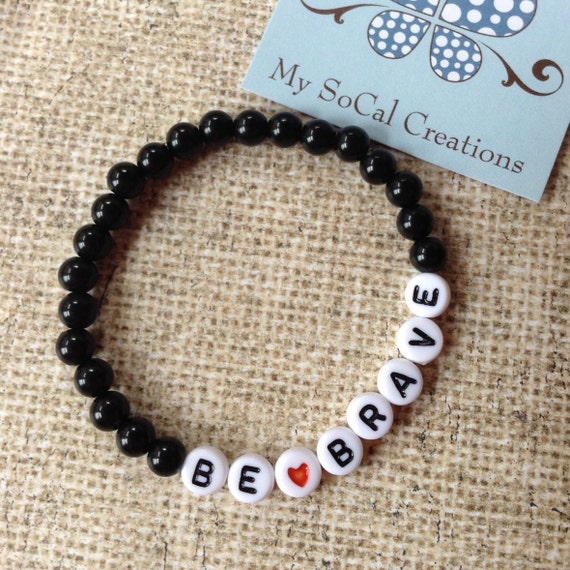 Boston Inspirational Beaded Bracelet