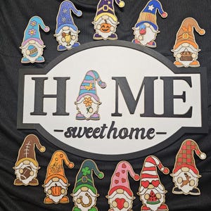 Gnome Home sweet Home sign
