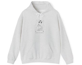 Funny Cat Lover Hoodie - Introvert Cozy Sweatshirt