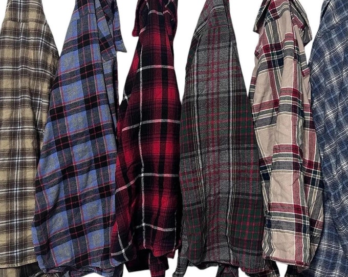 PICK ONE: Size Small Flannel Shirts Unisex Mens Cut Flannels