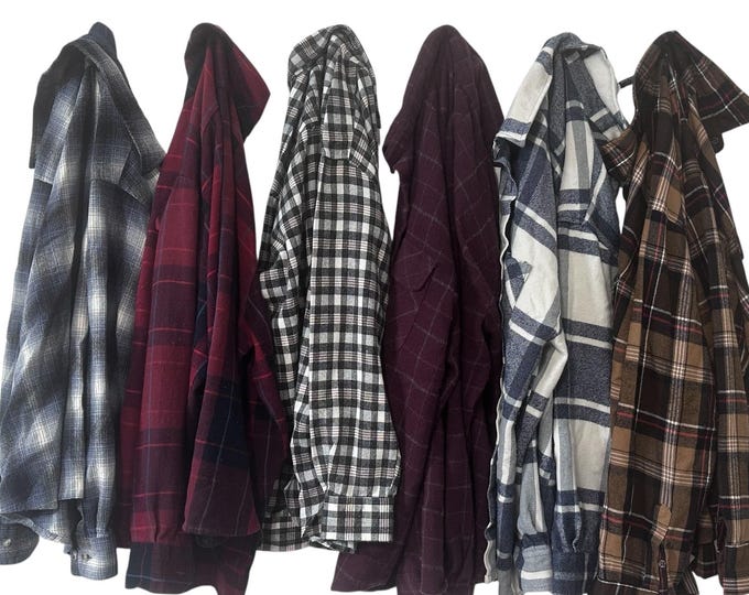 PICK ONE: Vintage Acrylic Men's Flannel Shirt