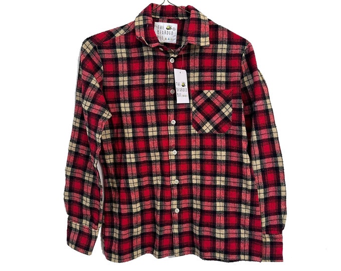 Vintage Red Wool Flannel Shirt