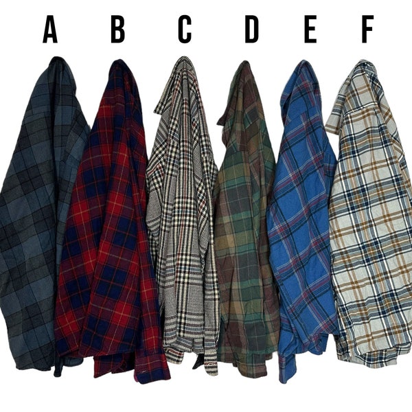 PICK ONE: Vintage Acrylic Men's Flannel Shirt