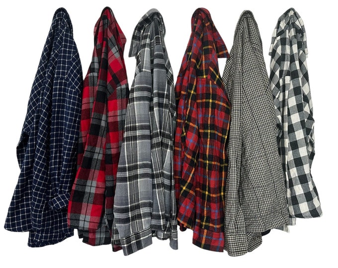 PICK ONE: Vintage Acrylic Men's Flannel Shirt