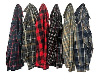 PICK ONE: Vintage Acrylic Men's Flannel Shirt