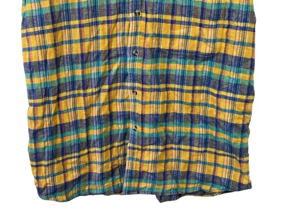 Urban Freedom Colorful Plaid Sleeveless Flannel S… - image 3