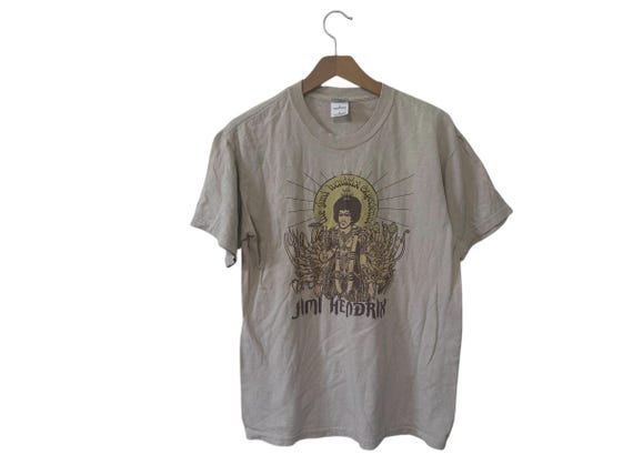 The Jimi Hendrix Experience 2005 T-shirt Axis: Bold As Love Beige Size Medium - with Damage