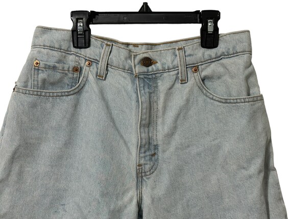 Light Wash Levi's 80's 90's Vintage Shorts 550 Re… - image 2