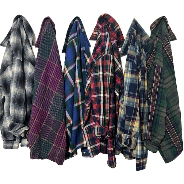 PICK ONE: Vintage Acrylic Men's Flannel Shirt