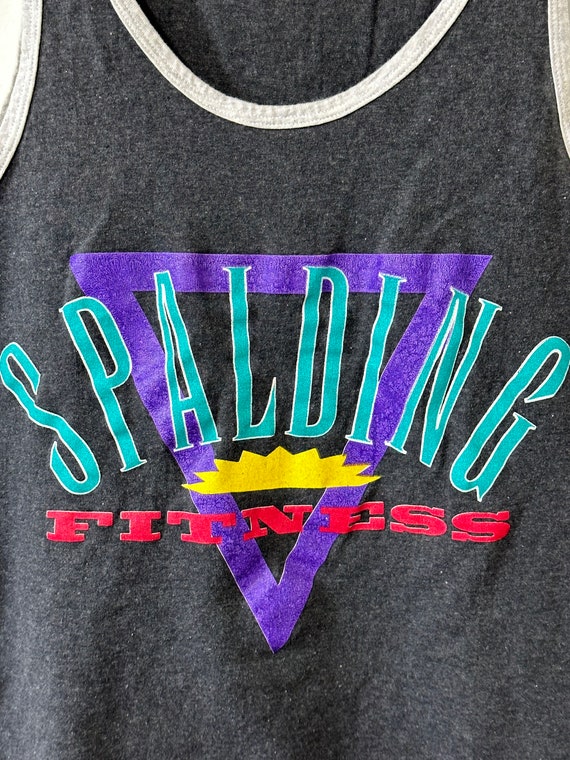 Vintage 90s Spalding Fitness Sports Athletic Cott… - image 6
