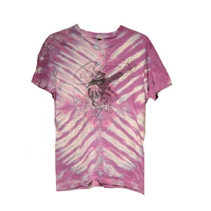 Vintage Michael Jackson 1980&#39;s Smooth Criminal Purple Tie Dye T-shirt 1987 Size Large