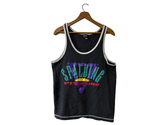 Vintage 90s Spalding Fitness Sports Athletic Cott… - image 1