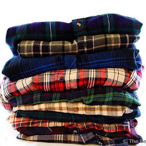 Mystery Flannel Shirt Unisex Regular and Oversized Plaid Button Down Flannels image 2