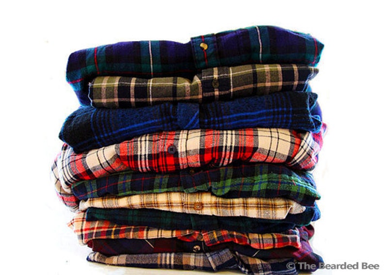 Mystery Flannel Shirt Unisex Plaid Button Down Flannels for Men and Women image 2