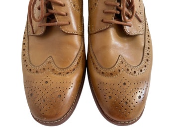 brown rockport dress shoes Rockport Men's Garett Plain Toe Oxford Dress Shoes main image 1