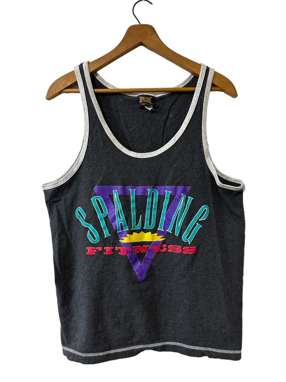 Vintage 90s Spalding Fitness Sports Athletic Cott… - image 2