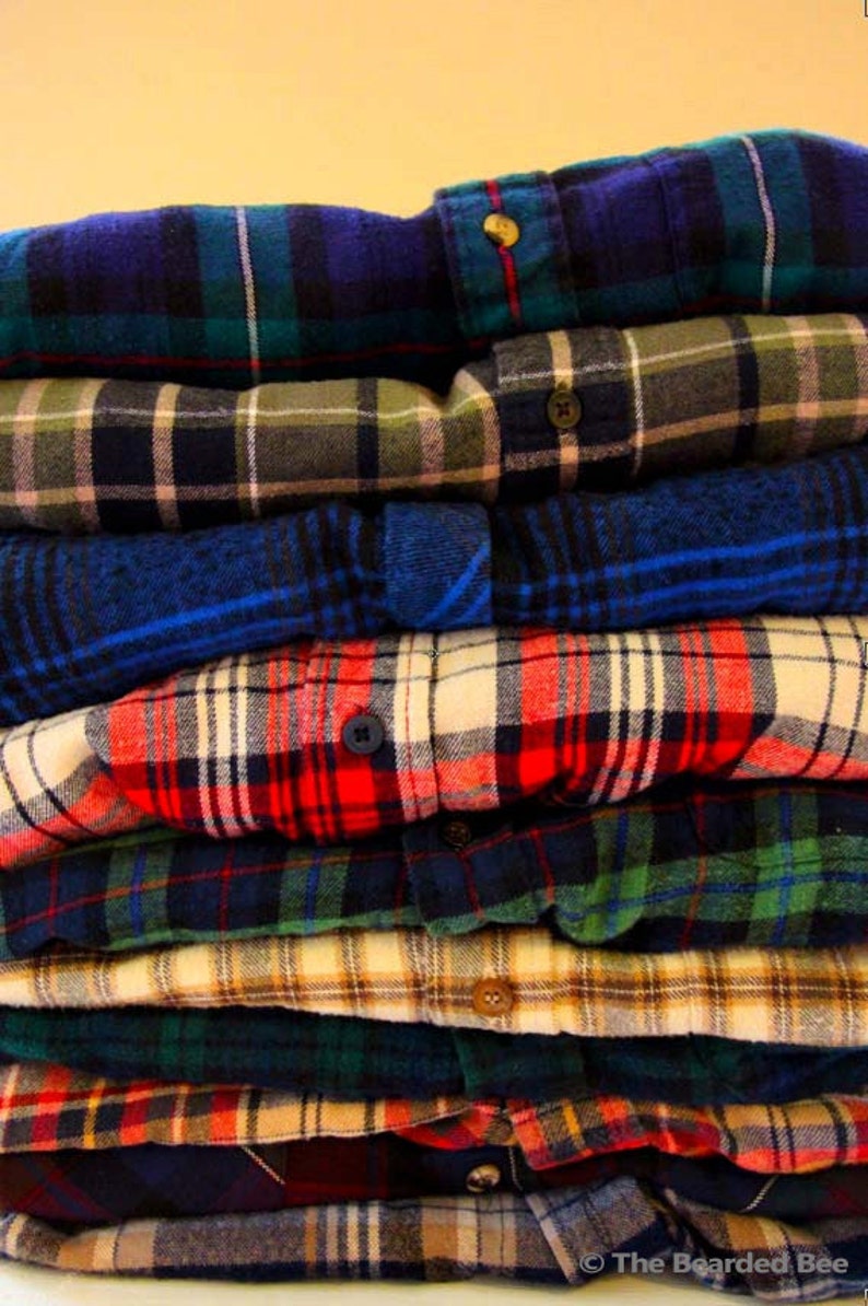 Mystery Flannel Shirt Unisex Plaid Button Down Flannels for Men and Women image 3